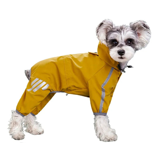 Small Medium Dogs Jumpsuit Raincoat