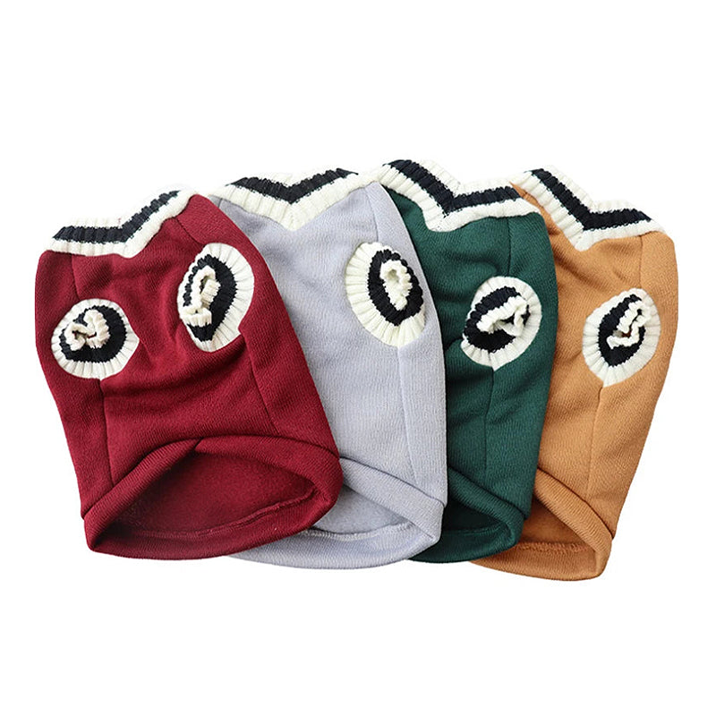 College Style Pet Dog Sweater