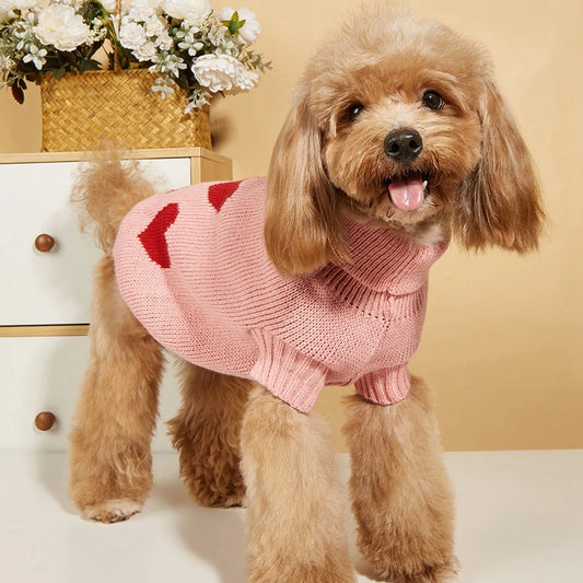 Valentines Day Pet Clothing Dog Sweater